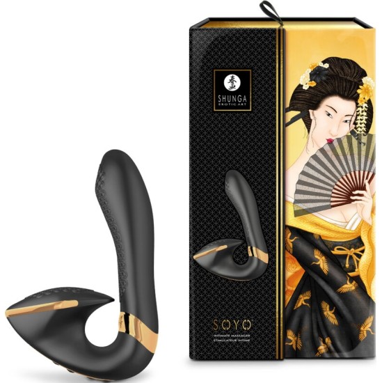 Shunga Toys SHUNGA - SOYO INTIMATE MASSAGER BLACK