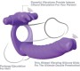 Fantasy C-Ringz Silicone Double Penetrator Rabbit Purple