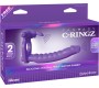 Fantasy C-Ringz Silicone Double Penetrator Rabbit Purple