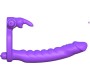 Fantasy C-Ringz Silicone Double Penetrator Rabbit Purple