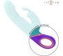 Intense Fun INTENSE - MONICA RABBIT VIBRATOR WITH ROTATING G-SPOT STIMULATOR BLUE