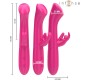 Intense Fun INTENSE - JULIETA RABBIT VIBRATOR 18.6 CM 10 VIBRATIONS PINK