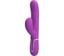Pretty Love PERLITA 3 IN 1 MULTIFUNCTION RABBIT VIBRATOR PURPLE
