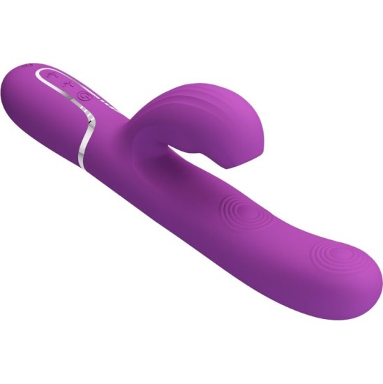 Pretty Love PERLITA 3 IN 1 MULTIFUNCTION RABBIT VIBRATOR PURPLE