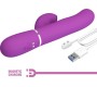 Pretty Love PERLITA 3 IN 1 MULTIFUNCTION RABBIT VIBRATOR PURPLE