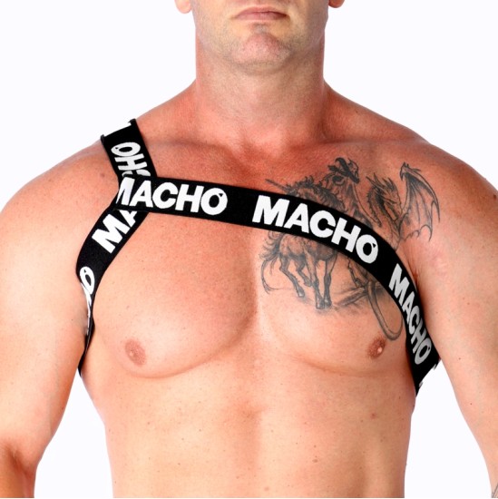 Macho Underwear MACHO - ROMAN HARNESS WHITE S/M