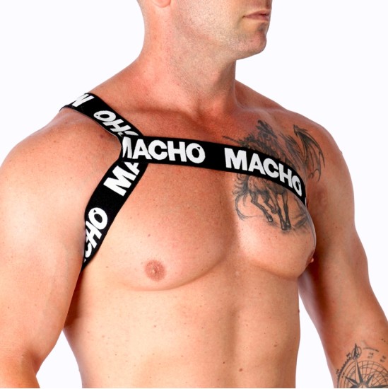 Macho Underwear MACHO - ROMAN HARNESS WHITE S/M