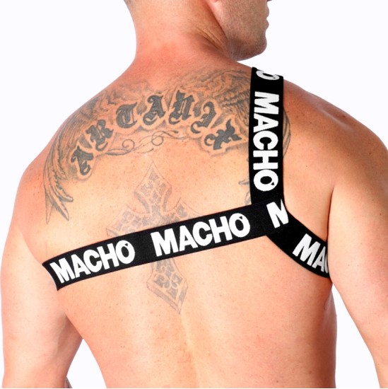 Macho Underwear MACHO - ROMAN HARNESS WHITE S/M
