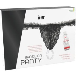 Intt Releases BRAZILIAN BLACK PANTY WITH PEARLS AND LUBRICANT GEL 50 ML