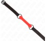 Kink Collar & Gag KINK - BONE GAG WITH LEATHERETTE STRAP RED ADJUSTABLE 41-57 CM