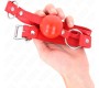 Kink Collar & Gag KINK - TPE BALL 4 CM GAG WITH ROJO LOCK 60 x 2 CM