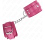 Kink Wrist Restraint KINK - 3 D-RING WRIST RESTRAINTS ADJUSTABLE PINK 17.5-25 CM X 6 CM