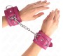 Kink Wrist Restraint KINK - 3 D-RING WRIST RESTRAINTS ADJUSTABLE PINK 17.5-25 CM X 6 CM