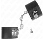 Kink Wrist Restraint KINK - WRIST RESTRAINTS WITH PADLOCK CLOSURE BLACK ADJUSTABLE 16-23 CM X 5.5 CM