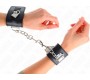 Kink Wrist Restraint KINK - WRIST RESTRAINTS WITH PADLOCK CLOSURE BLACK ADJUSTABLE 16-23 CM X 5.5 CM
