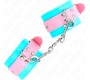 Kink Wrist Restraint KINK - CUTE WRIST RESTRAINTS BLUE / PINK ADJUSTABLE 16-28 CM X 5 CM