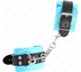 Kink Wrist Restraint KINK - HOOK WRIST RESTRAINTS BLUE FUR LINED ADJUSTABLE 20-28 CM X 5.5 CM