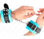 Kink Wrist Restraint KINK - HOOK WRIST RESTRAINTS BLUE FUR LINED ADJUSTABLE 20-28 CM X 5.5 CM