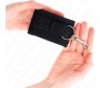Kink Wrist Restraint KINK - NYLON BIND HOOK&LOOP WRIST RESTRAINTS BLACK MODEL 2 ADJUSTABLE 18-35 CM X 6 CM