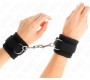 Kink Wrist Restraint KINK - NYLON BIND HOOK&LOOP WRIST RESTRAINTS BLACK MODEL 2 ADJUSTABLE 18-35 CM X 6 CM
