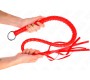 Kink Impact & Touch KINK - SNAKE WHIP WITH RED HAND RING 65 CM