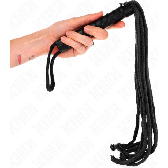 Kink Impact & Touch KINK - BLACK ROPE WHIP 56 CM