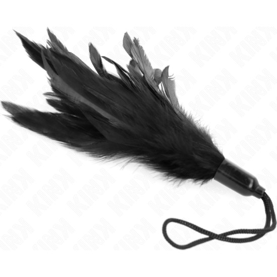 Kink Impact & Touch KINK - TICKLE FEATHERS WITH ROPE HANDLE PLASTIC BASE 15 CM