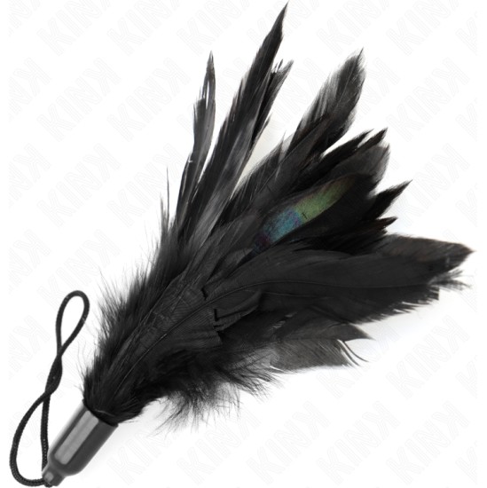 Kink Impact & Touch KINK - TICKLE FEATHERS WITH ROPE HANDLE PLASTIC BASE 15 CM