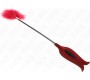 Kink Impact & Touch KINK - TICKLE FEATHERS WITH ROSE-SHAPED PADDLE 8 CM