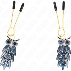 Kink Nipple Grip KINK - OWL PENDANT NIPPLE CLAMPS 6 CM