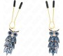 Kink Nipple Grip KINK - OWL PENDANT NIPPLE CLAMPS 6 CM