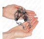Kink Nipple Grip KINK - JAPANESE CLOVER NIPPLE CLAMPS WITH HOOKS SILVER