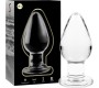 Nebula Series By Ibiza MODEL 3 ANAL PLUG BOROSILICATE GLASS TRANSPARENT 11 CM -O- 5 CM