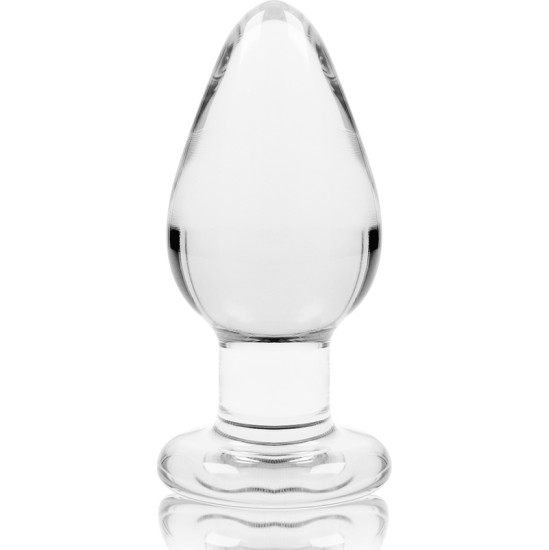 Nebula Series By Ibiza MODEL 3 ANAL PLUG BOROSILICATE GLASS TRANSPARENT 11 CM -O- 5 CM