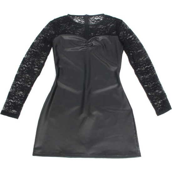 Subblime Dresses SUBBLIME - 955601 LONG SLEEVED DRESS WITH BLACK LACE L/XL