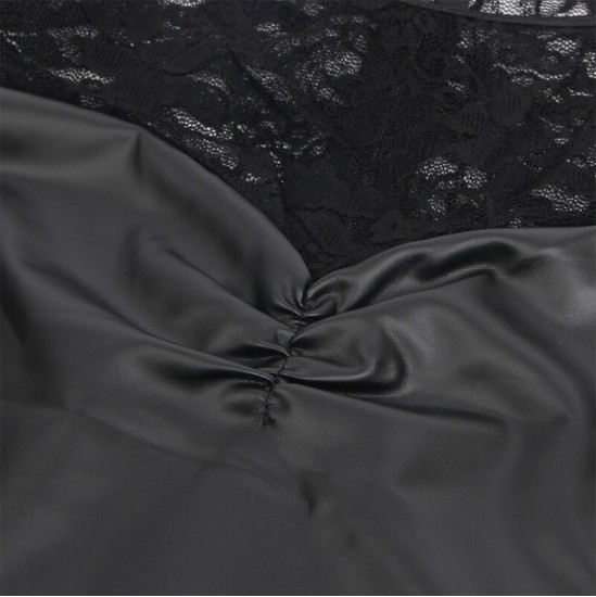 Subblime Dresses SUBBLIME - 955601 LONG SLEEVED DRESS WITH BLACK LACE L/XL