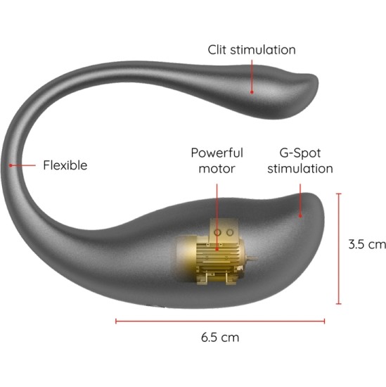 Oninder NAIROBI VIBRATING EGG BLACK - FREE APP