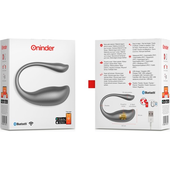 Oninder NAIROBI VIBRATING EGG BLACK - FREE APP