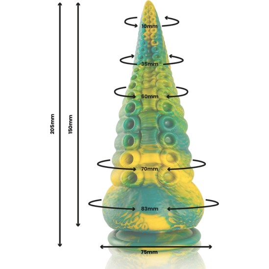 Epic CETUS GREEN TENTACLE DILDO LARGE SIZE