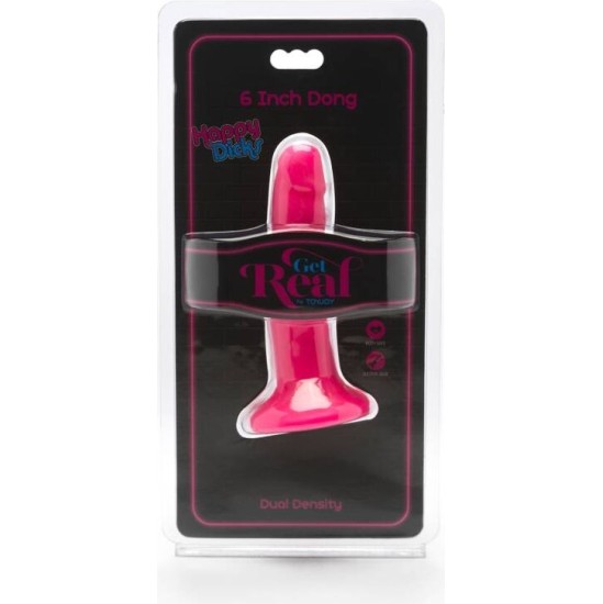 Get Real HAPPY DICKS DONG 12 CM PINK