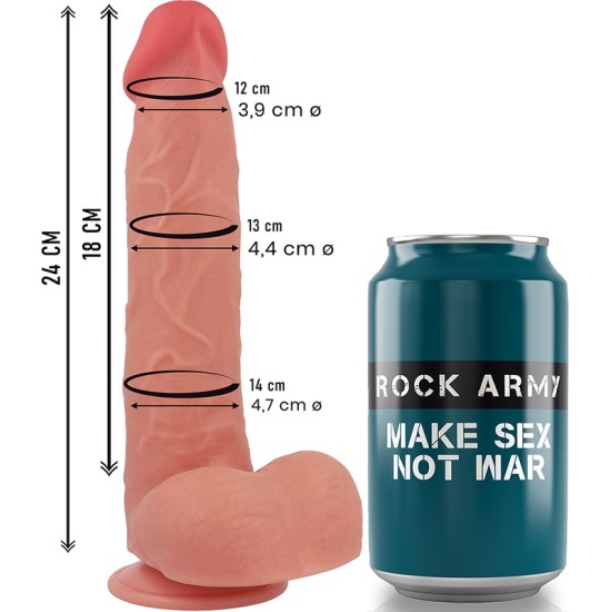 Rock Army ROCKARMY - LIQUID SILICONE RAPTOR 24 CM -O- 4.4 CM