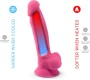 Silexd MODEL 1 REALISTIC PENIS PREMIUM SILICONE SILEXPAN FLUORESCENT PINK 17.5 CM