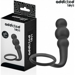 Addicted Toys ANAL PLUG WITH RING SILICONE MODEL 1