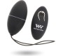 Womanvibe ALSAN EGG REMOTE CONTROL BLACK SILICONE BLACK