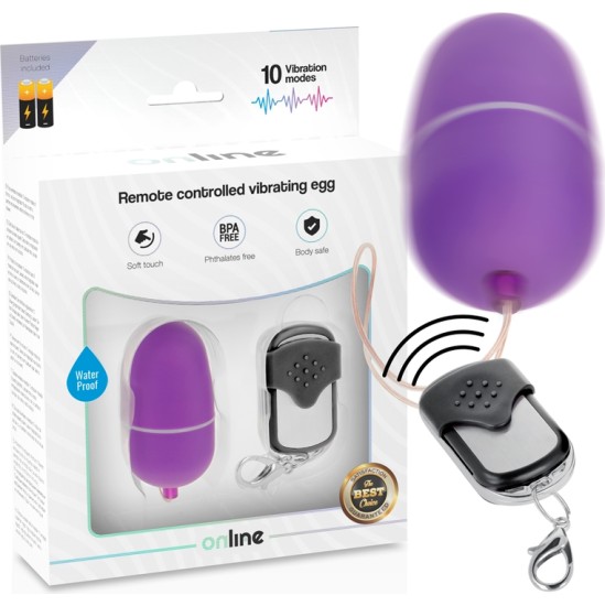 Online REMOTE CONTROL VIBRATING EGG M PURPLE