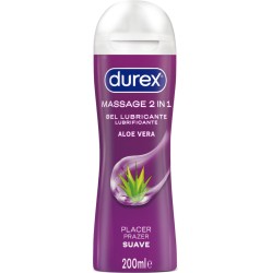 Durex Lubes DUREX - SOFT ALOE VERA MASSAGE LUBRICANT GEL 200 ML
