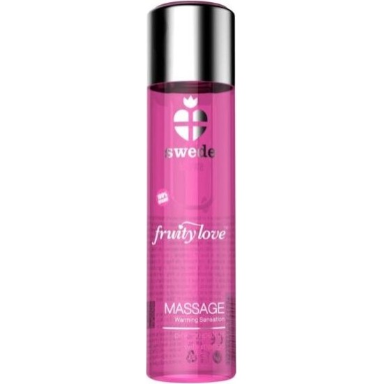 Swede FRUITY LOVE WARMING EFFECT MASSAGE OIL PINK GRAPEFRUIT WITH MANGO 60 ML