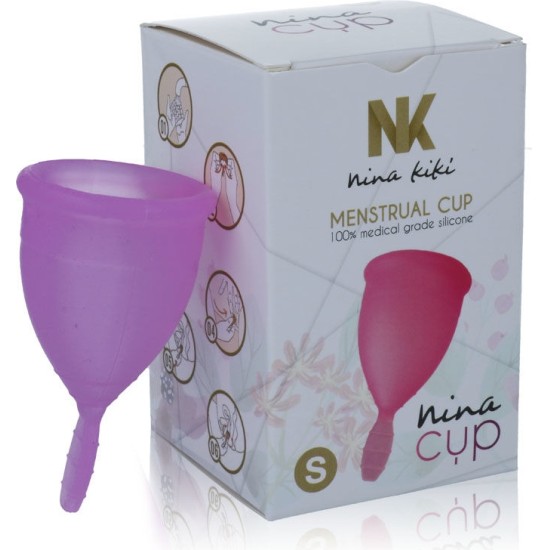Nina Kik&iacute; MENSTRUAL CUP PURPLE - SIZE S