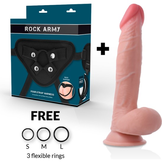 Rock Army ROCKARMY - HARNESS + DUAL DENSITY SHERMAN 24 CM -O- 4.62 CM