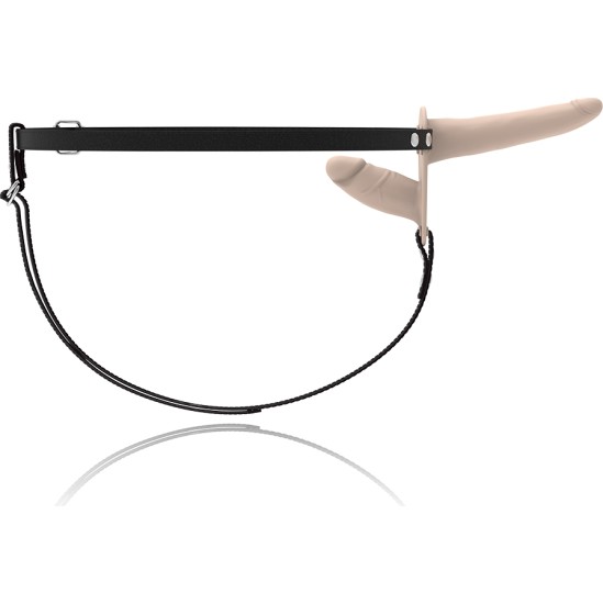 Fetish Submissive Harness DOUBLE PENETRATION FLESH